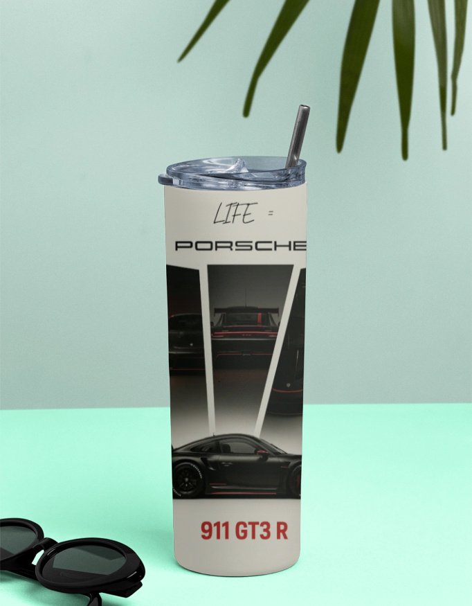Shop Life is Porsche Tumbler