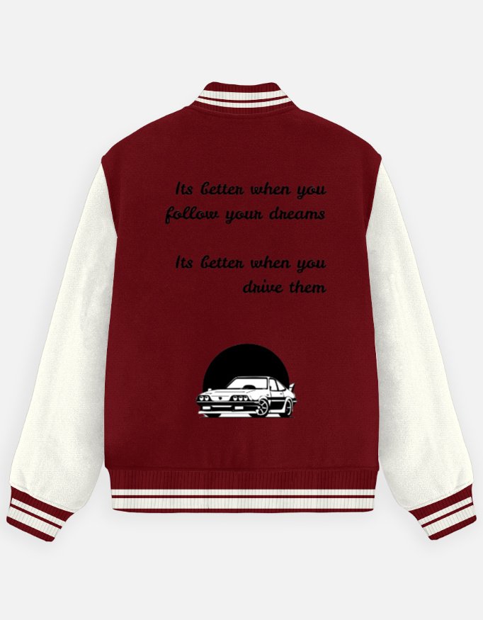 driving dreams.....varsity jacket driving dreams.....varsity jacket