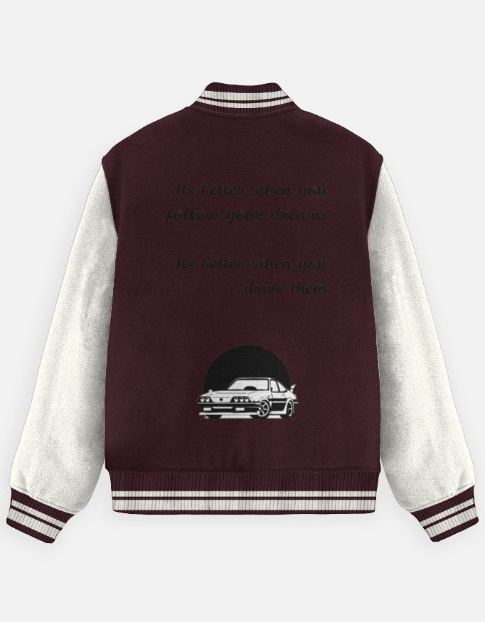 driving dreams.....varsity jacket driving dreams.....varsity jacket